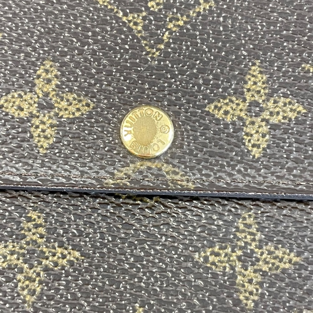 LOUIS VUITTON Monogram Pochette Porte-Monnaie Long Wallet M61725 Brown- Preowned - Picture 8 of 16